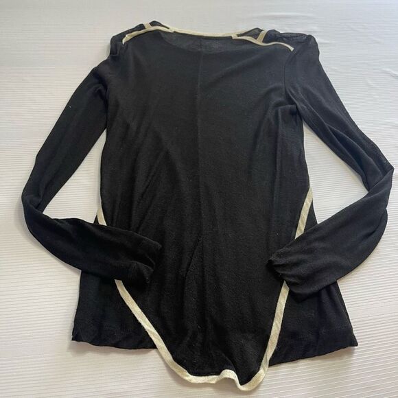 Rag & Bone Andrea Long Back Sleeve Blouse Modern Top Size Medium - Picture 7 of 8